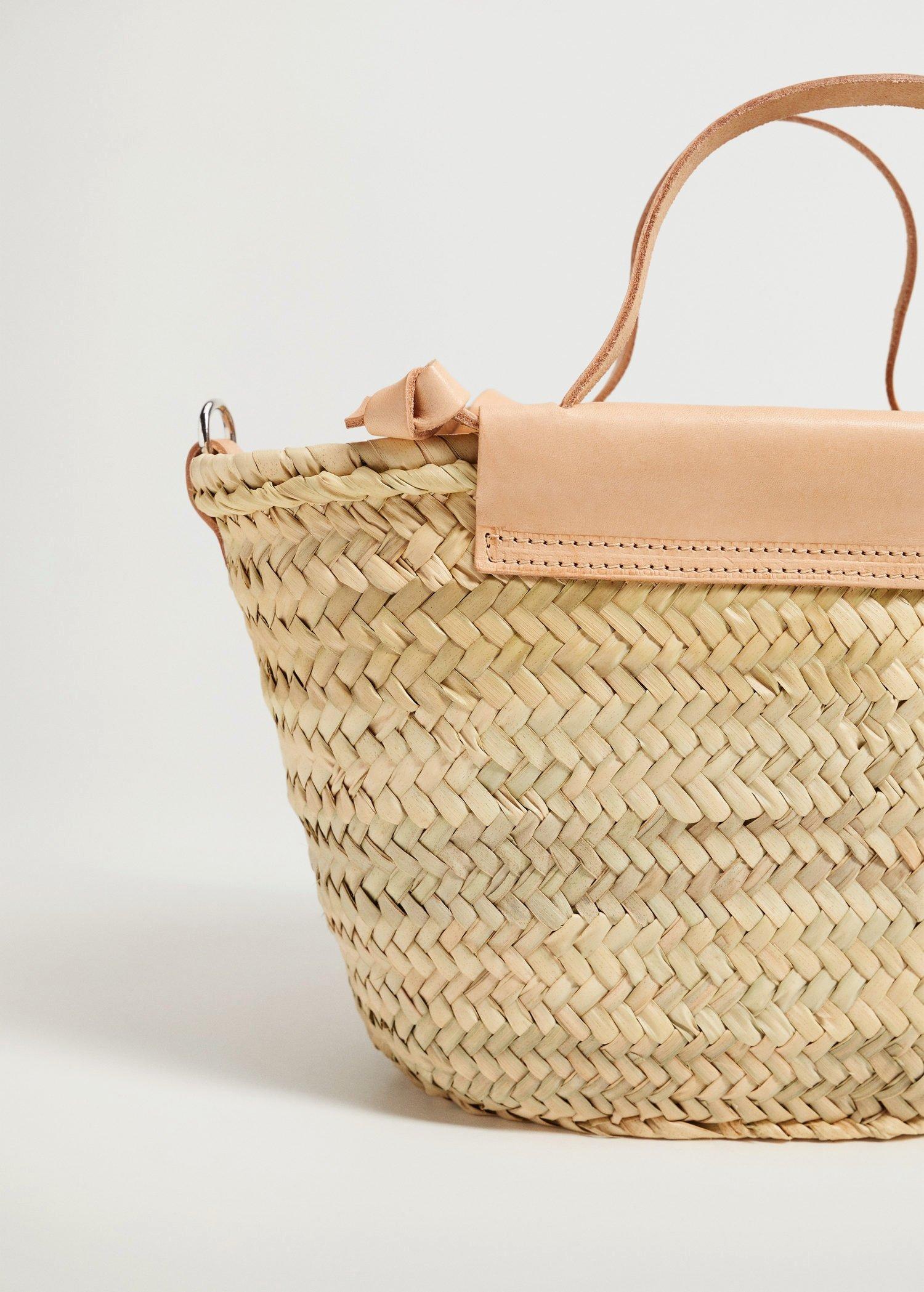 Nude Leather Handmade Basket Bag, Women, , large image number 3
