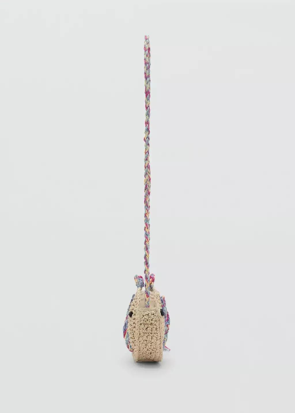 Beige Fish Basket Bag, Light Pastel Brown, large image number 1