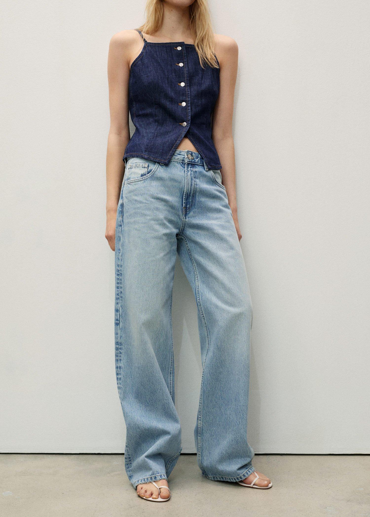 OPEN BLUE Miami medium-rise straight-fit jeans, , large image number 2