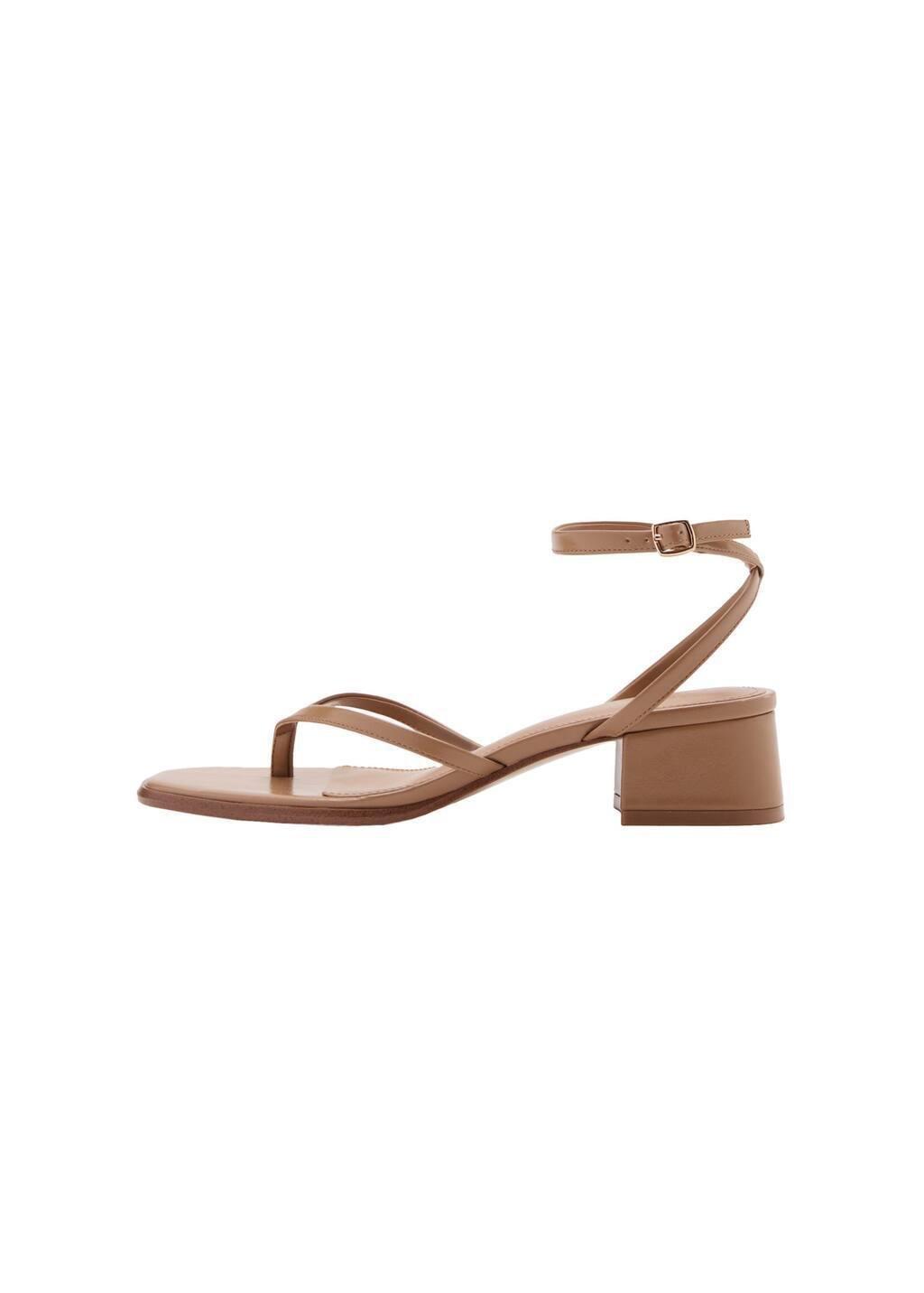 Brown Strappy Heeled Sandals, , large image number 3