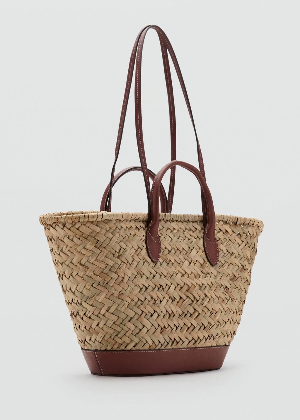 Brown Woven Handmade Basket, Medium Brown, large image number 0