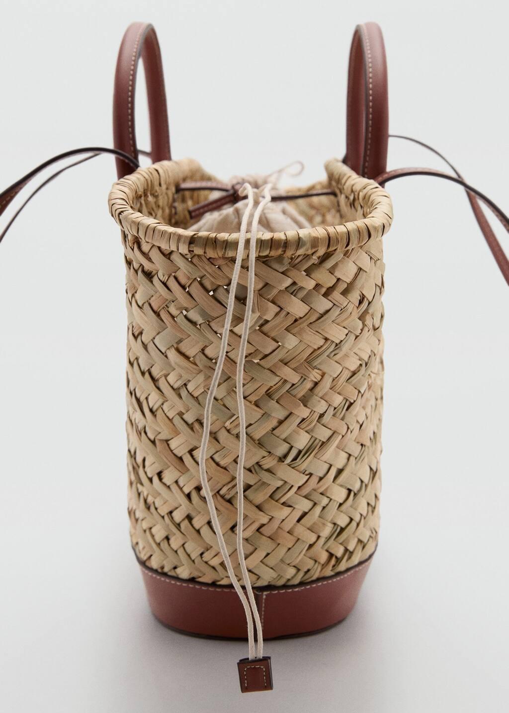 Brown Woven Handmade Basket, Medium Brown, large image number 2