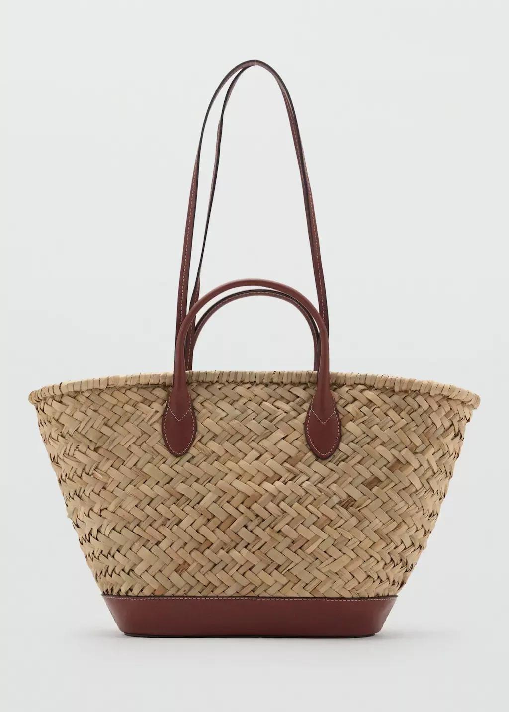 Brown Woven Handmade Basket, Medium Brown, large image number 3