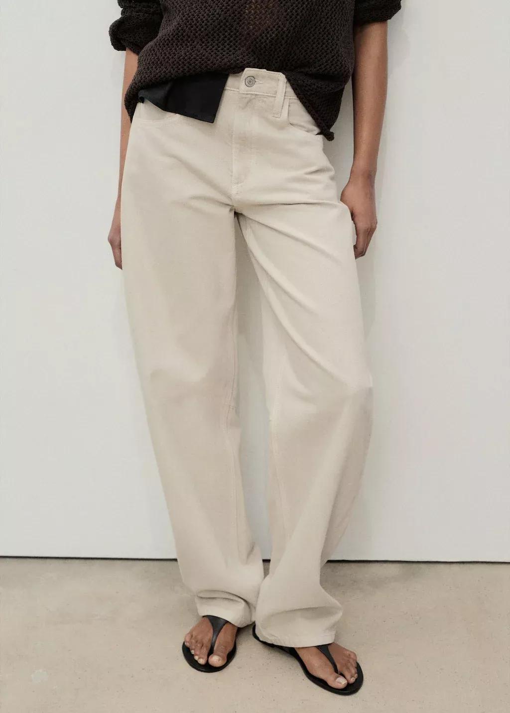 Brown Lt Pastel High-Rise Balloon Jeans, , large image number 1
