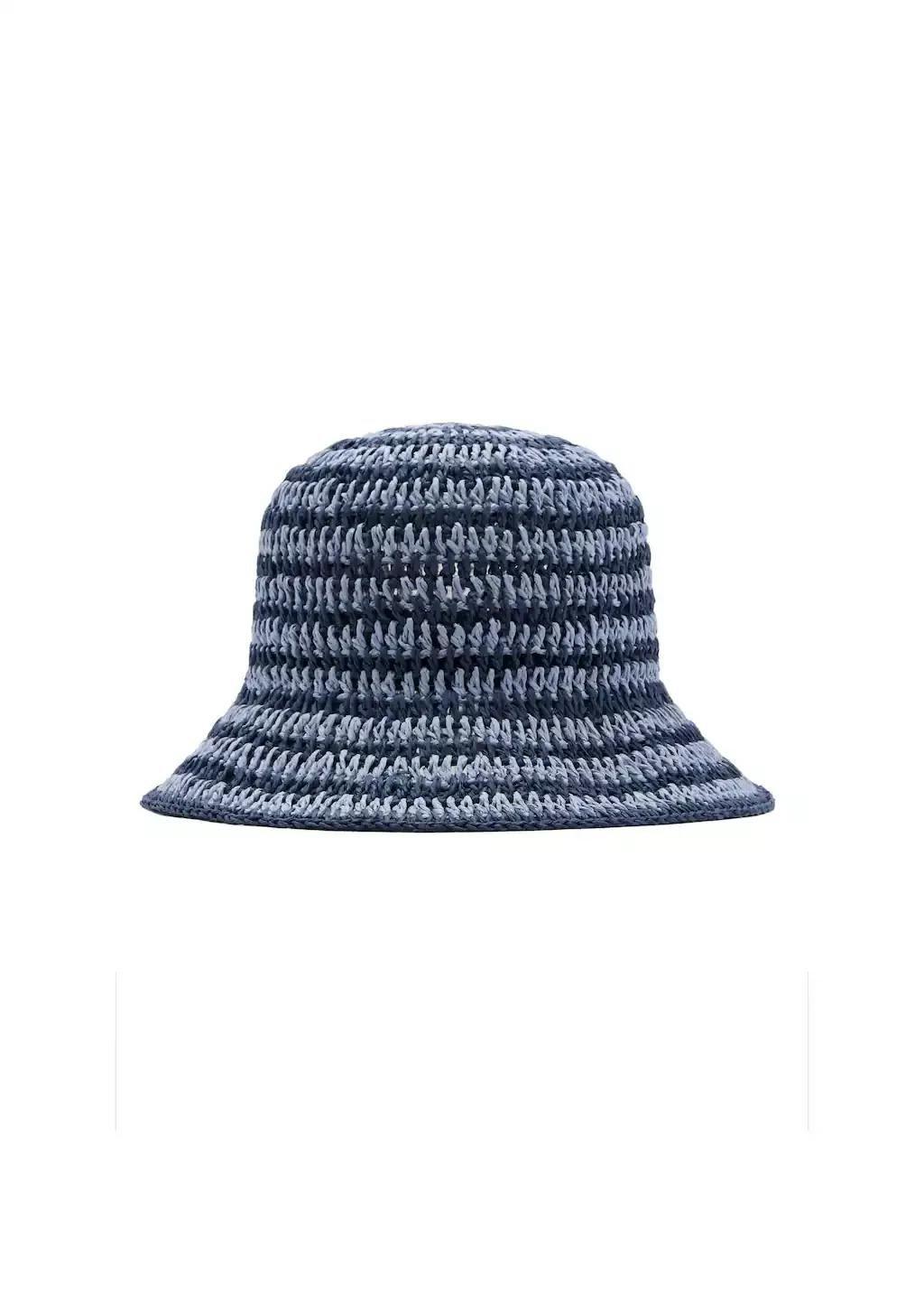 Blue natural Fibre Bucket Hat, Medium Blue, large image number 2