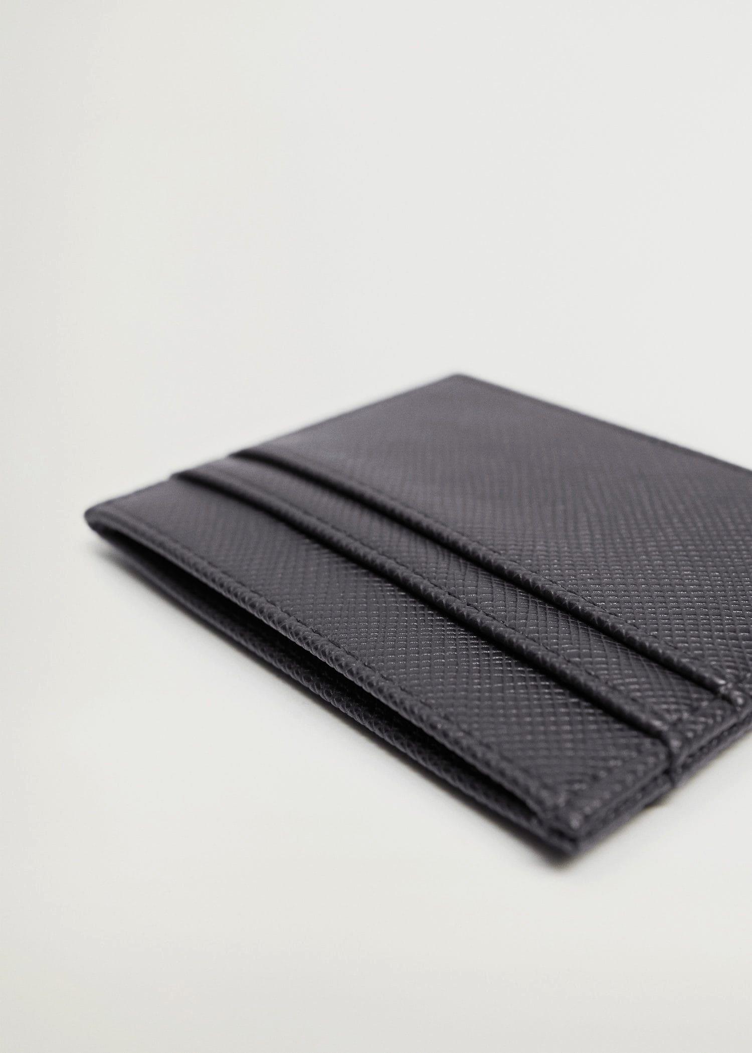 Grey Saffiano-Effect Cardholder, Men, , large image number 1