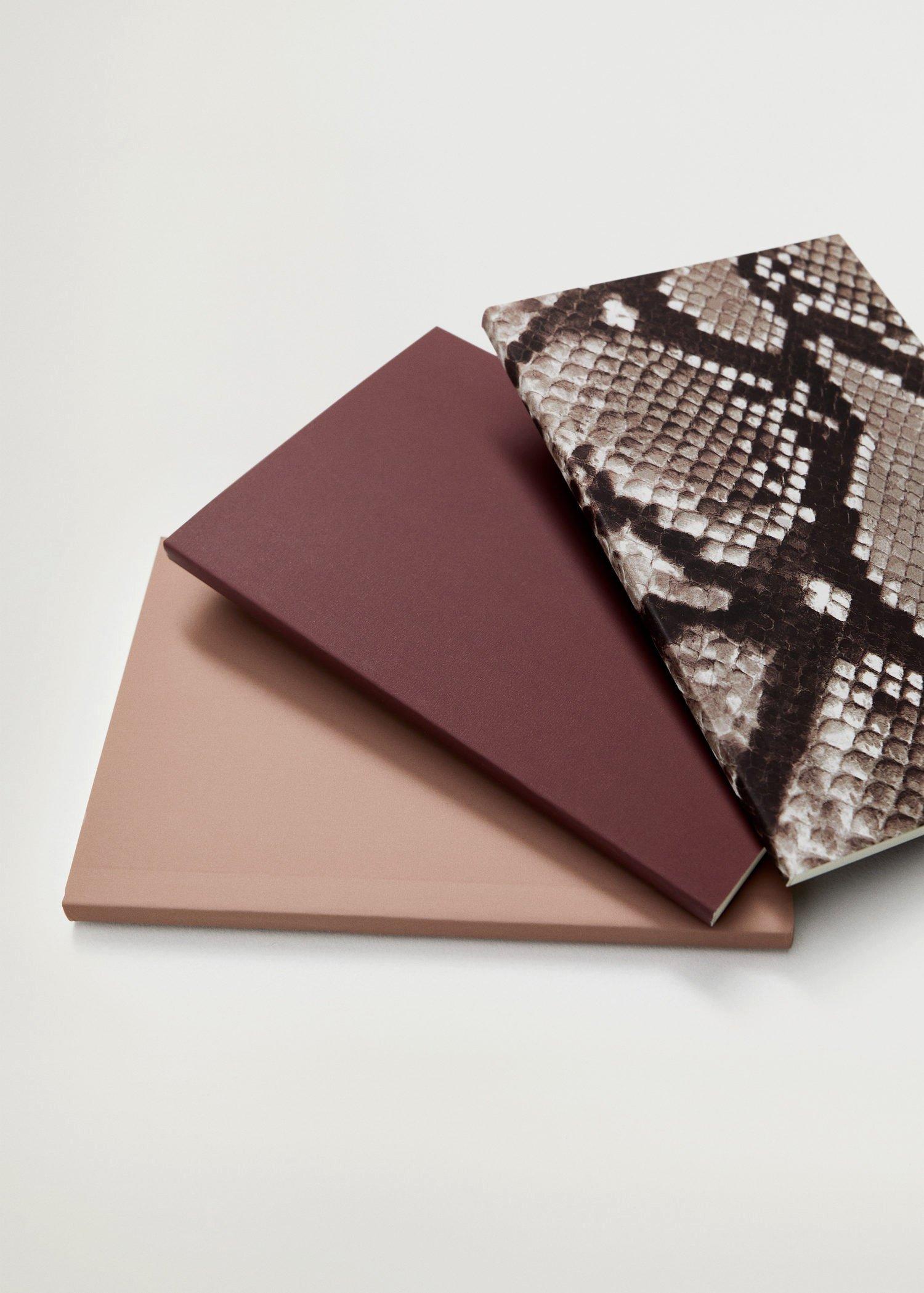 Light Pastel Brown Combined Notebooks, Women, , large image number 1