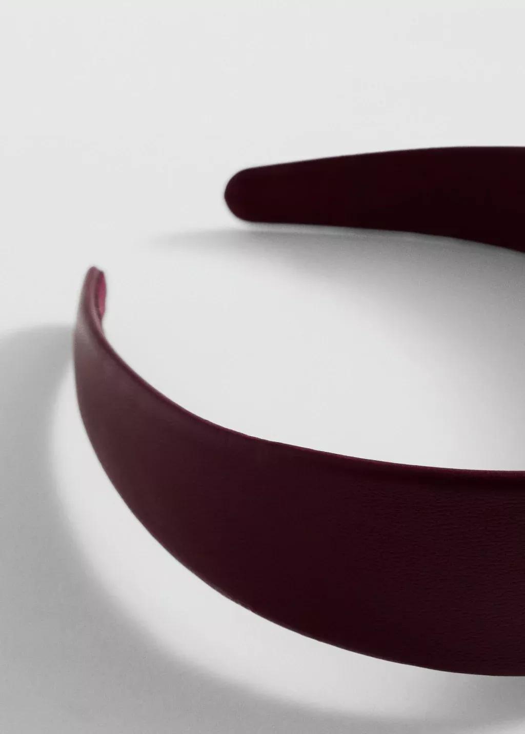 Red Leather Headband, , medium