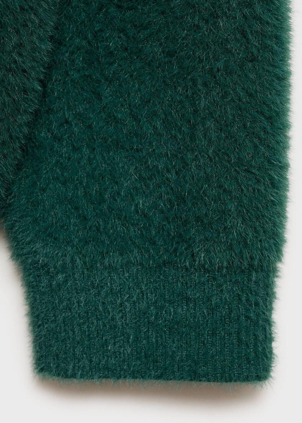 Green Soft Finished Cardigan, , large image number 2