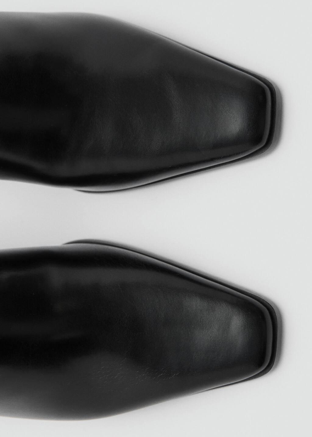 Black Ankle Boots With Block Heel, , large image number 4