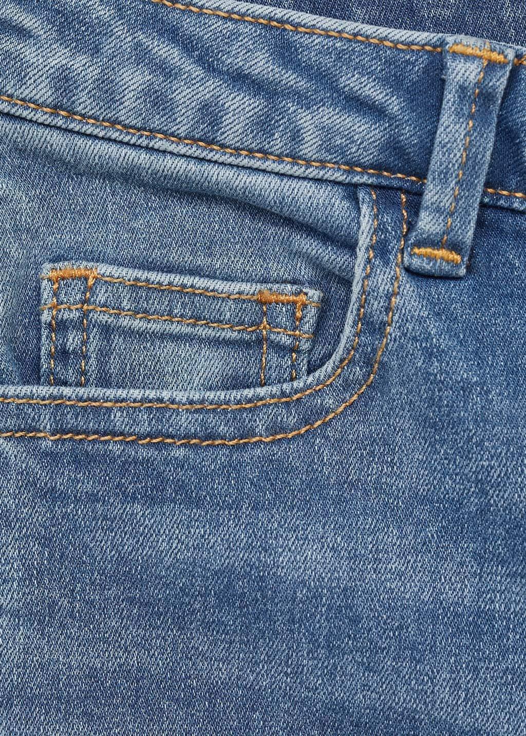 Blue Buttons Flare Jeans, Kids Girl, , large image number 4