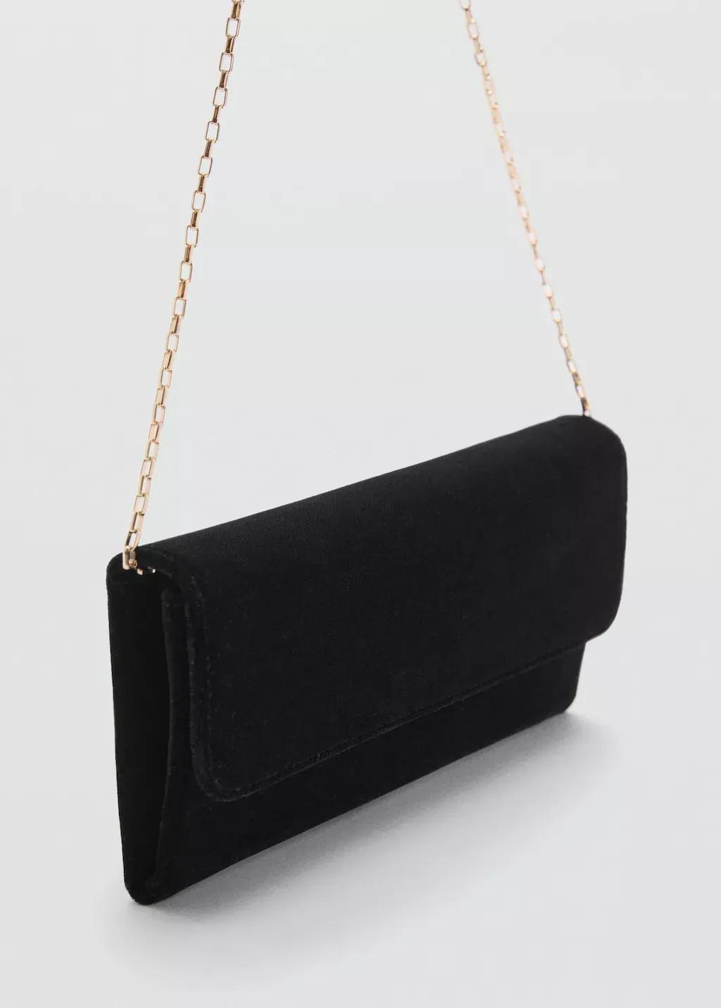 Black Flap Chain Bag, 0201_99, large image number 0