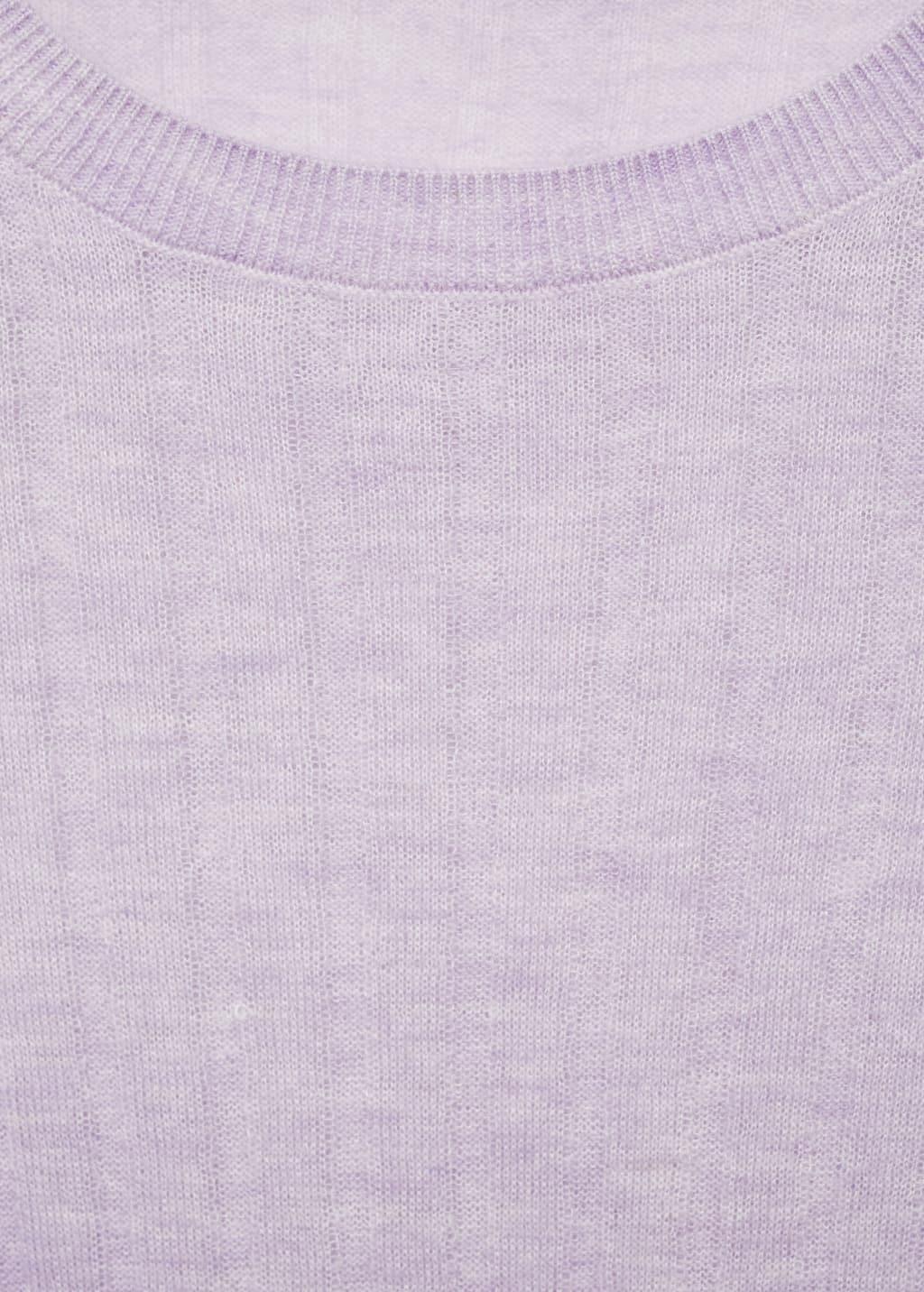 LT-PASTEL PURPLE Ribbed round-neck sweater, , large image number 2