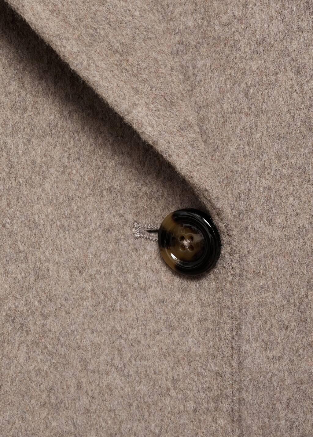 Brown Handmade Oversized Wool Coat, , large image number 5