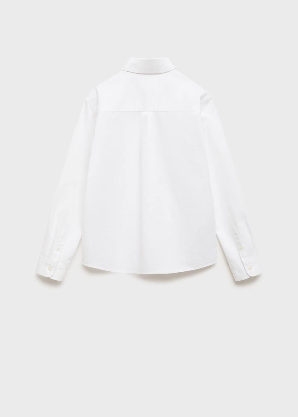 White 100% Cotton Shirt, , large image number 6
