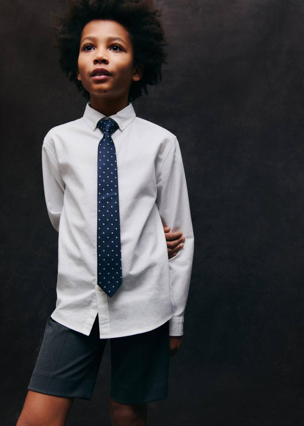 White 100% Cotton Shirt, , large image number 7