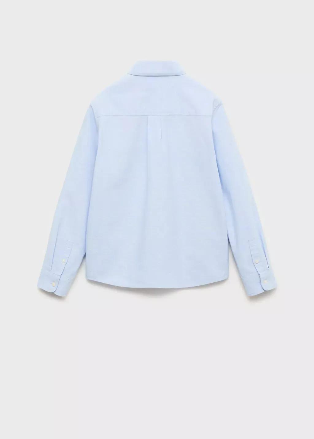 Blue 100% Cotton Shirt, , large image number 1