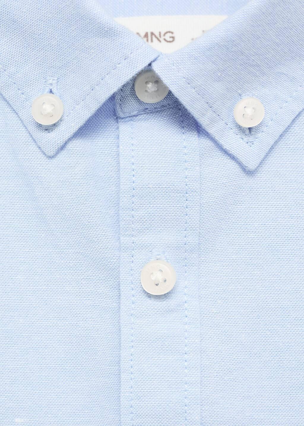 Blue 100% Cotton Shirt, , large image number 2