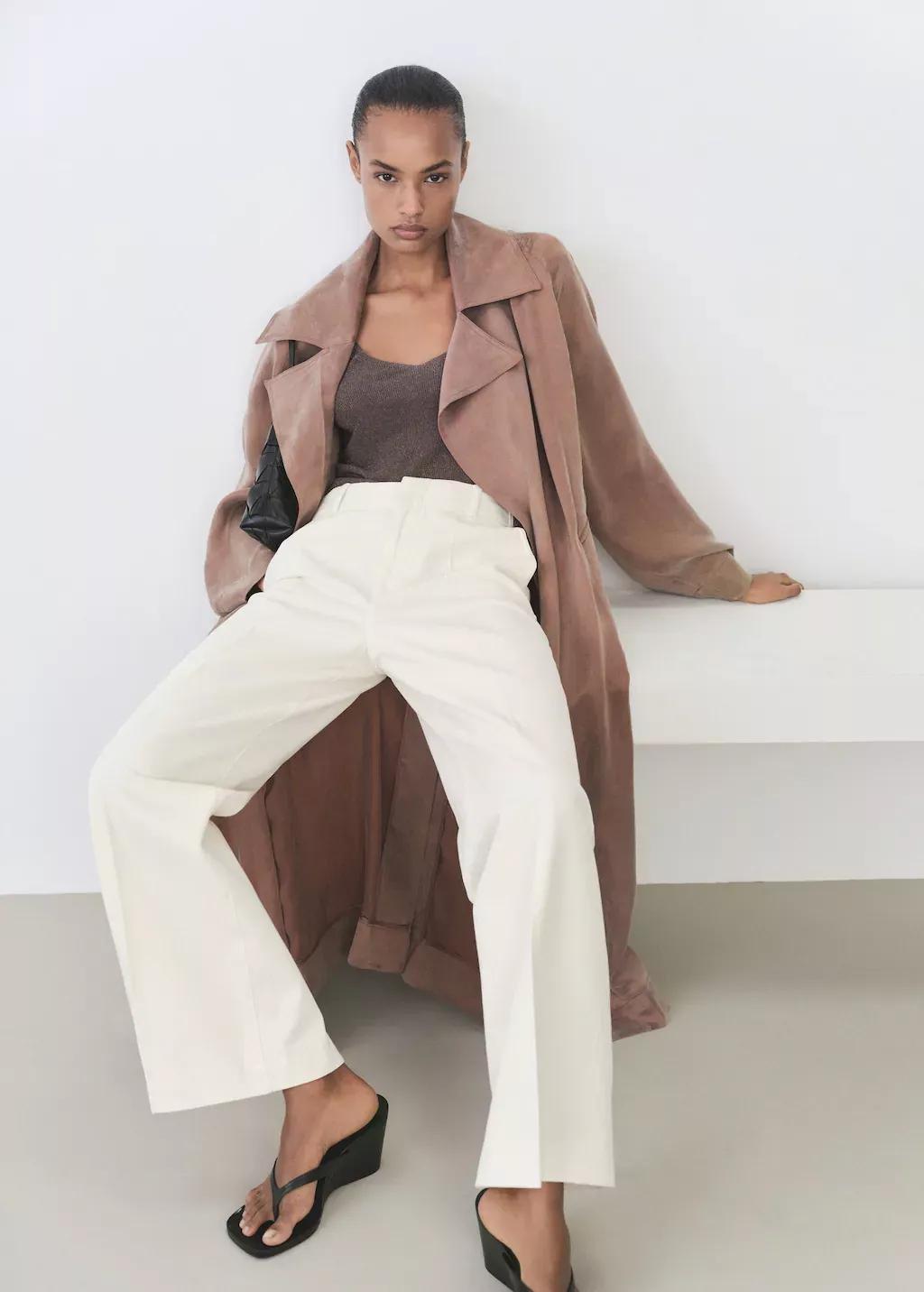 Brown Lurex Knitted Top, , large image number 1