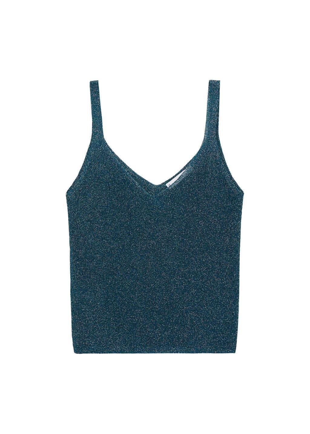 Green Lurex Knitted Top, , large image number 3