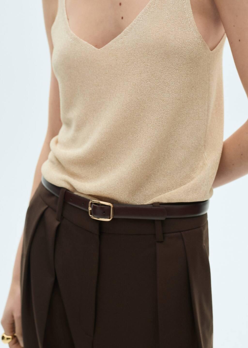 Gold Lurex Knitted Top, , large image number 6