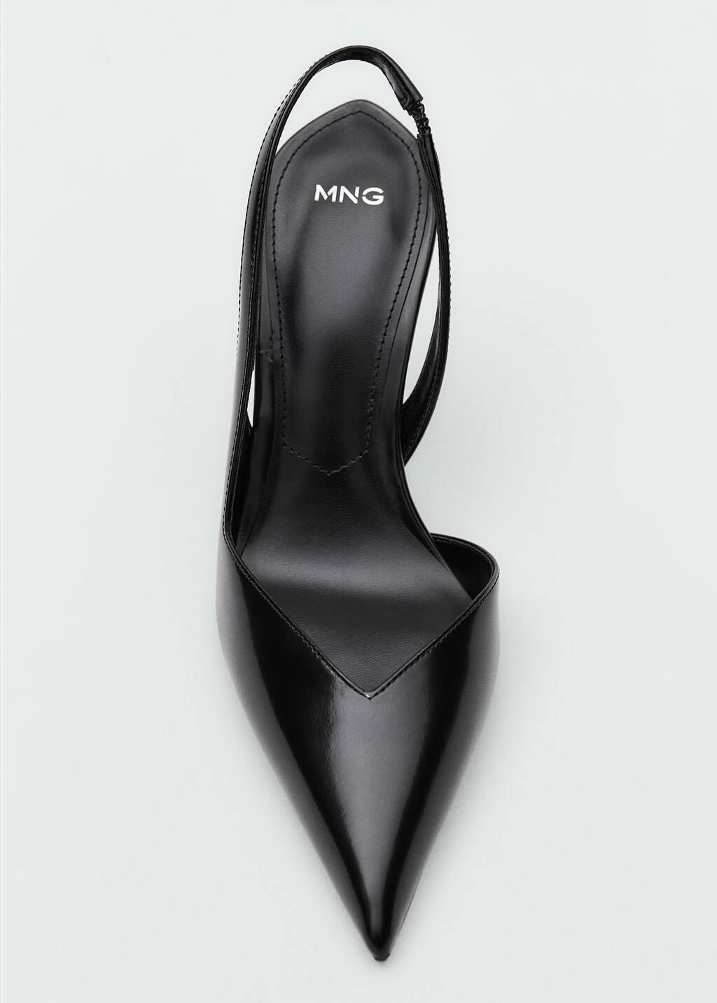 Black Heel Leather Shoes, , large image number 2