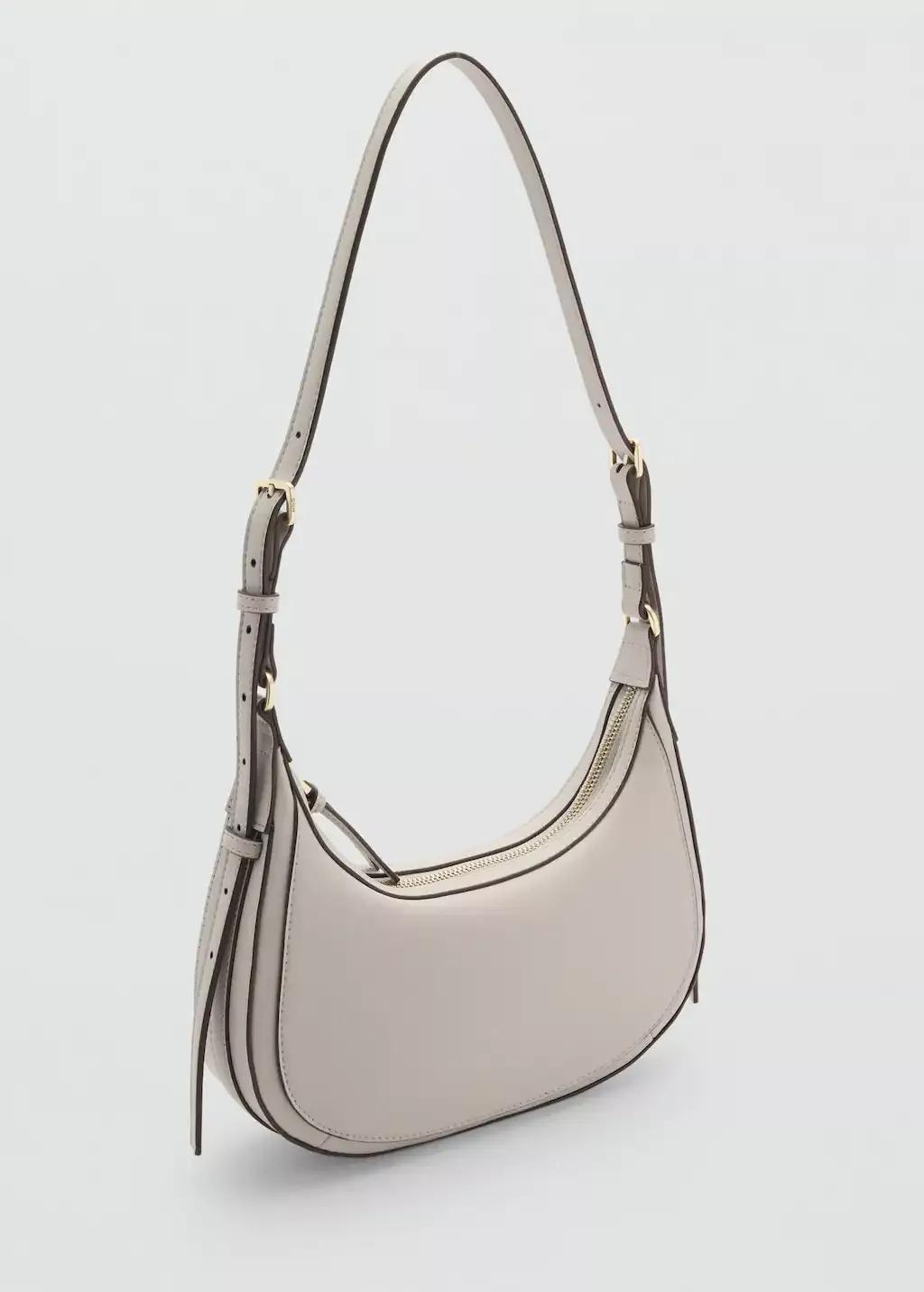 White Handmade Shoulder Bag, Natural White, large image number 0