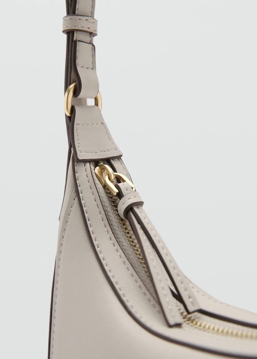 White Handmade Shoulder Bag, Natural White, large image number 2