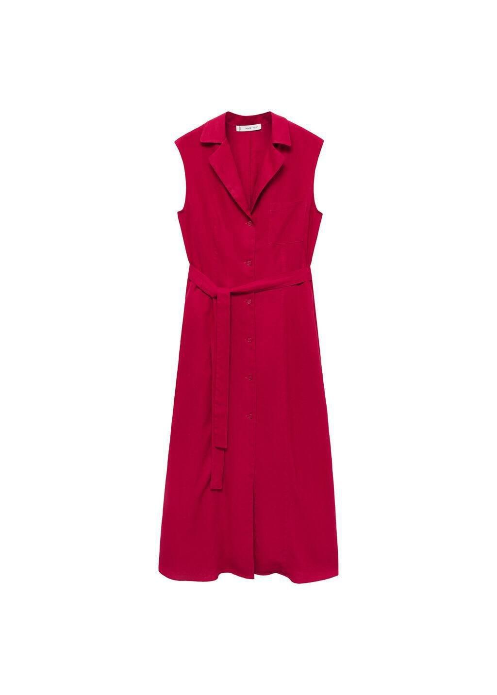 Pink Belt Shirt Dress, , large image number 4
