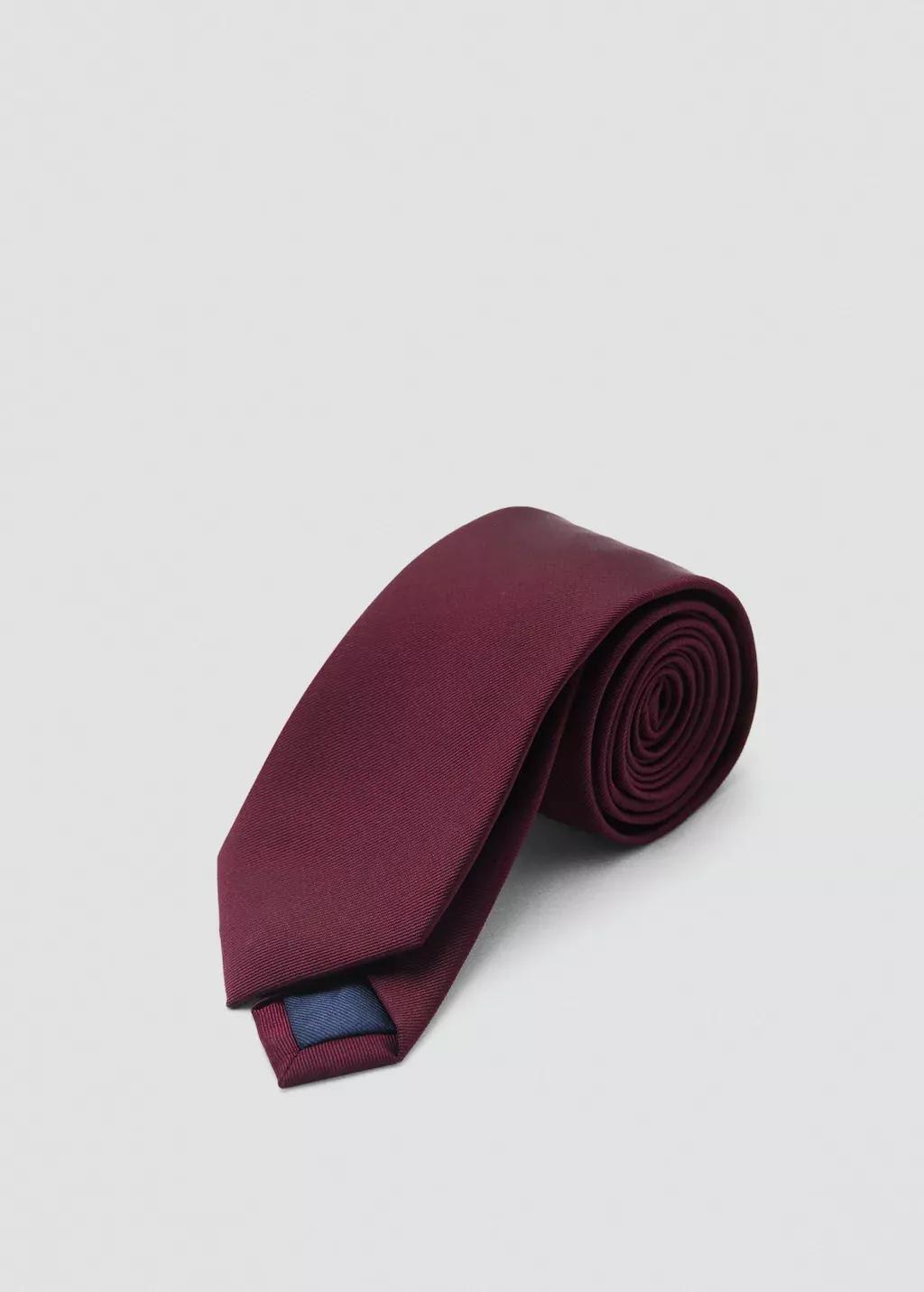 Maroon Tie Basic6, Dark Red, large image number 0