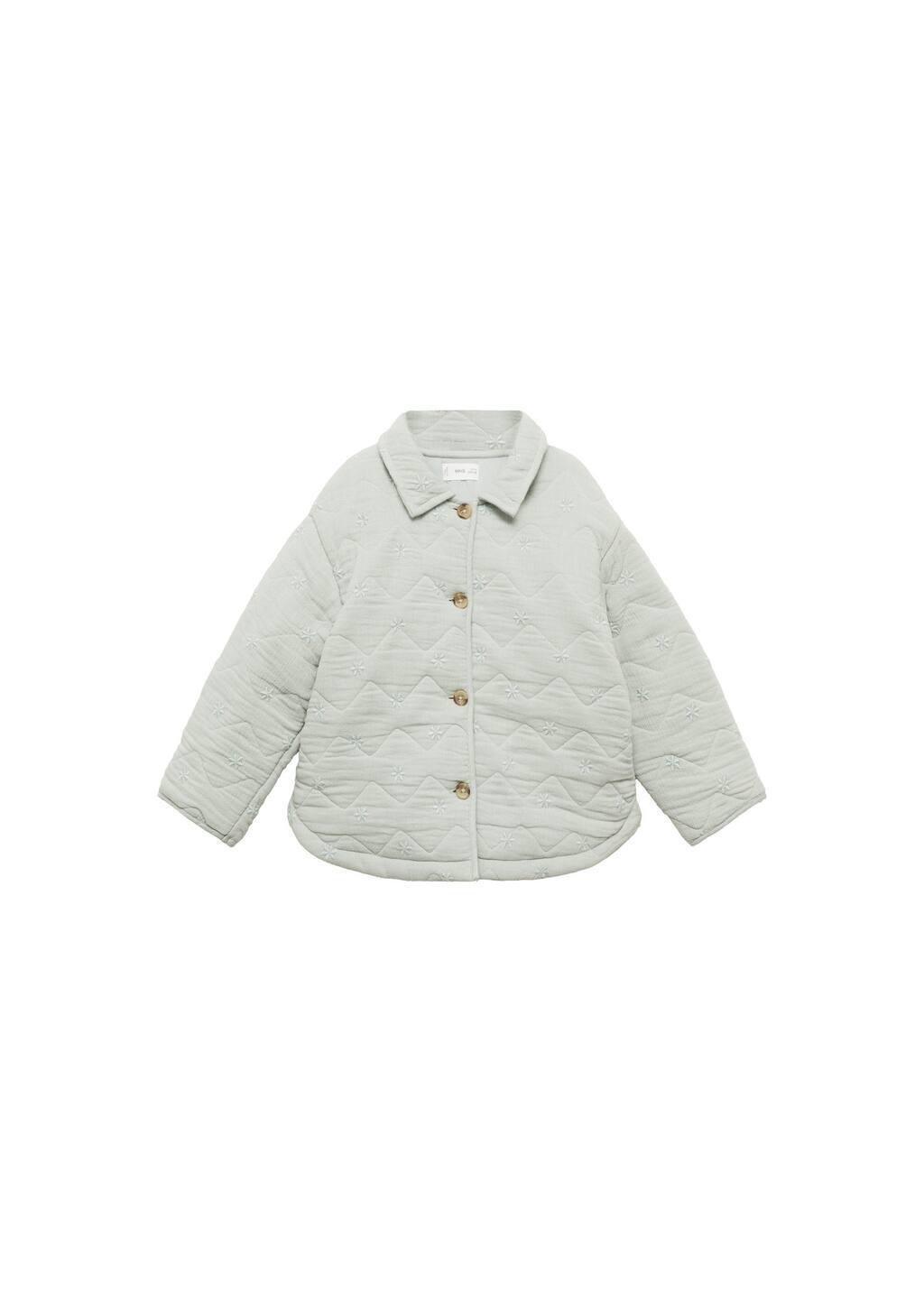 GREEN Cotton quilted jacket, Baby Girl, , large image number 3