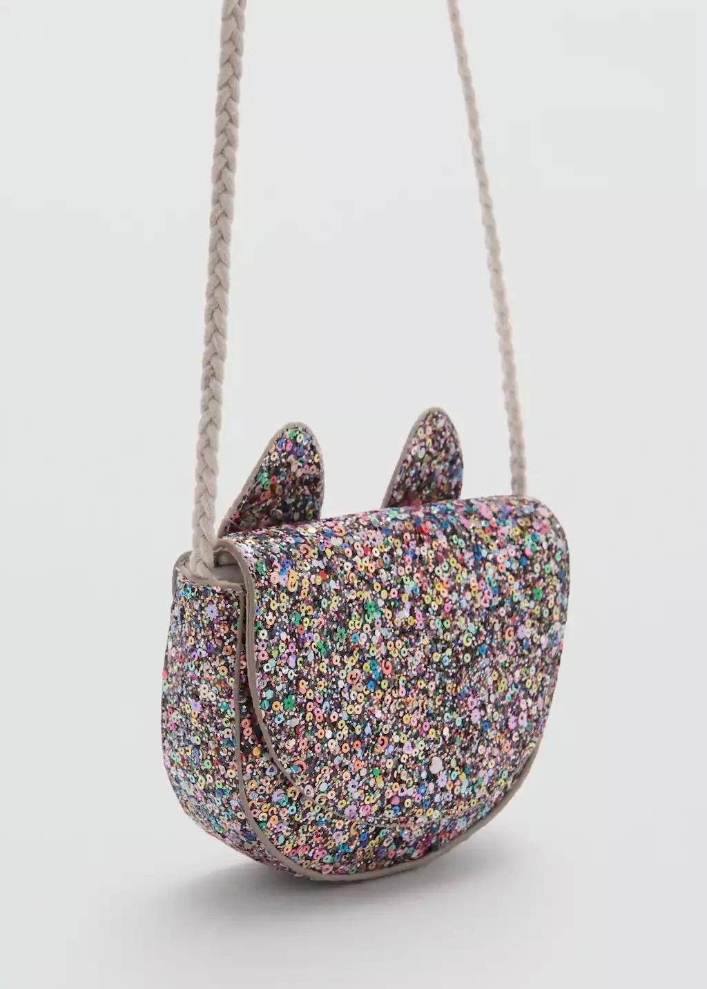 PINK Glitter bag, Kids Girl, , medium
