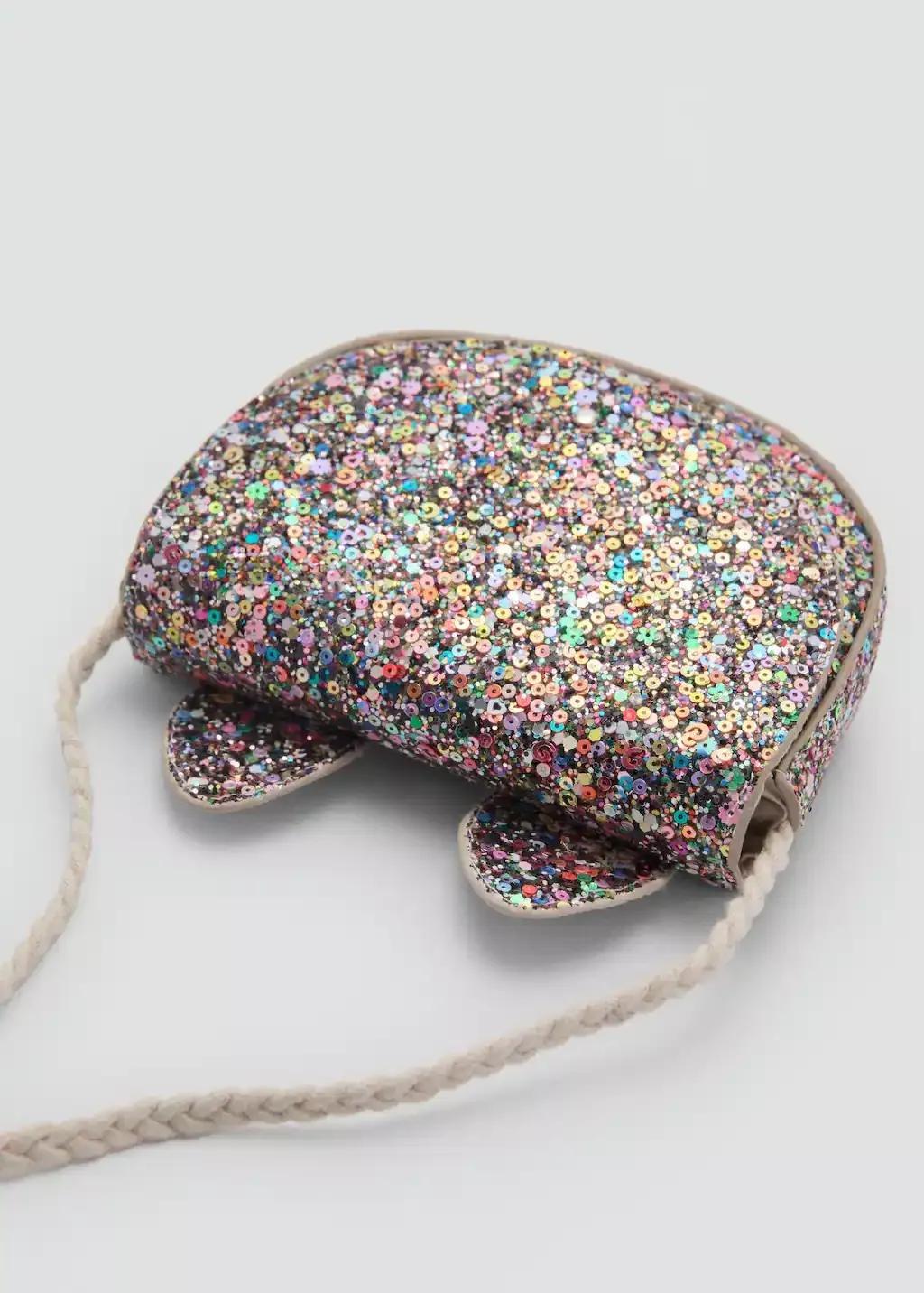 PINK Glitter bag, Kids Girl, Pink, large image number 1