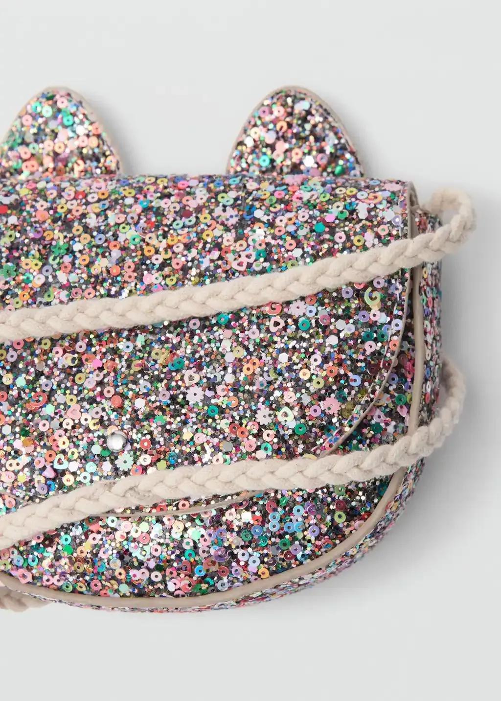 PINK Glitter bag, Kids Girl, Pink, large image number 2