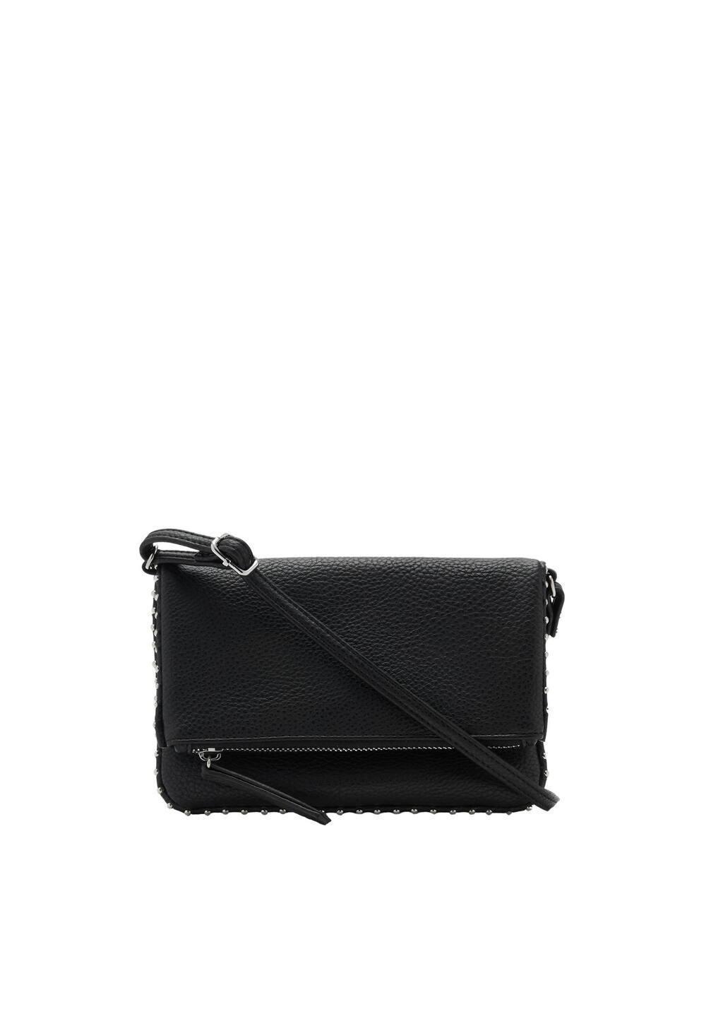 Black Stud Cross Body Bag, Kids Girl, Black, large image number 3