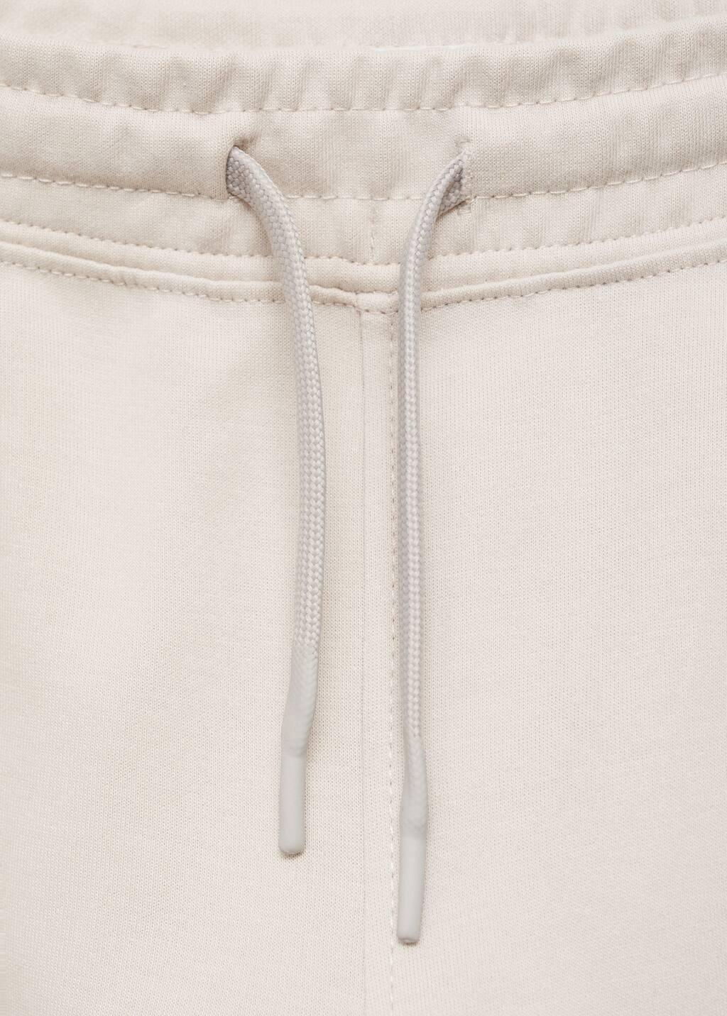 White Jogger Trousers With Elastic Waist, Kids Boy, , large image number 2