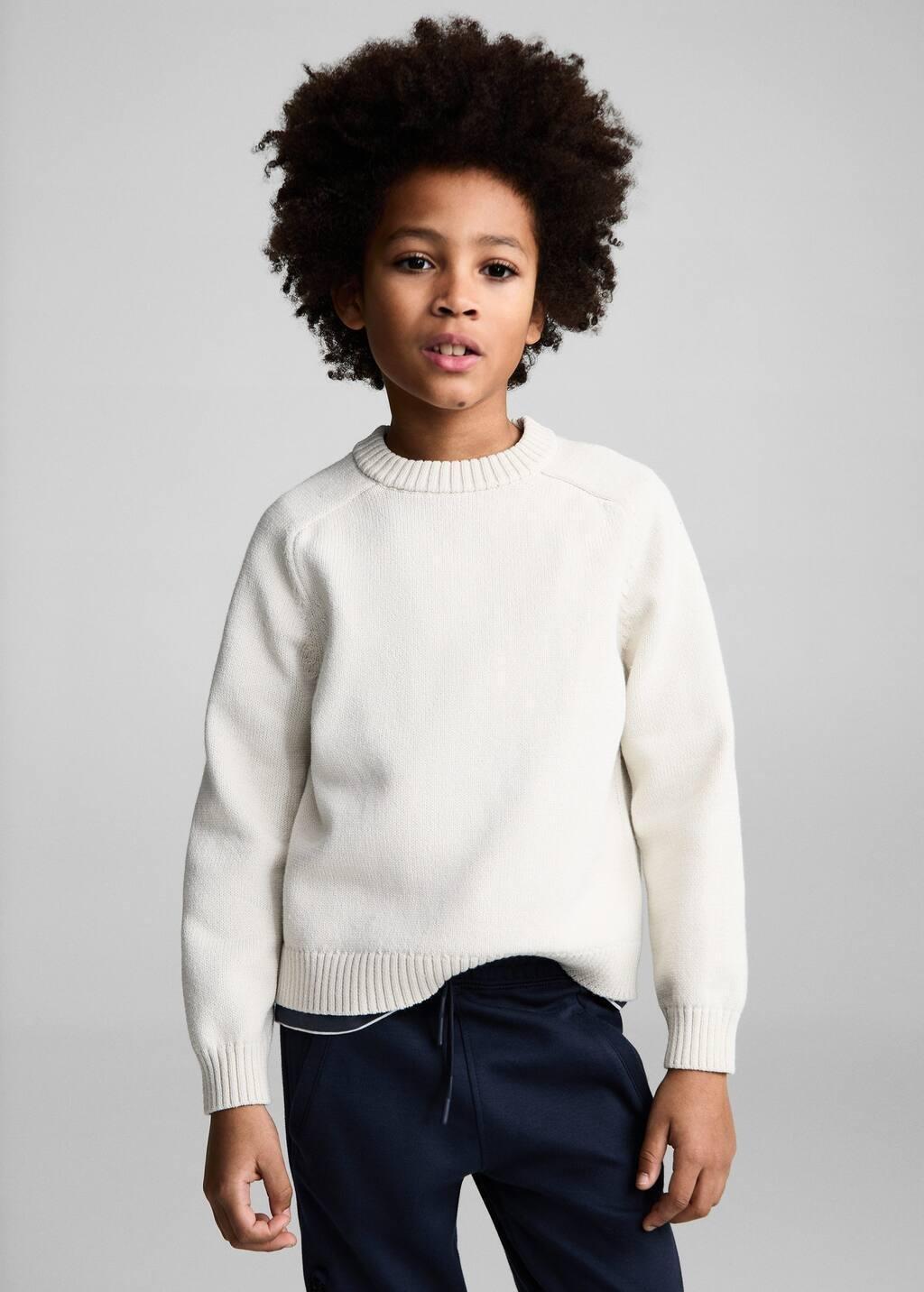Navy Jogger Trousers With Elastic Waist, Kids Boy, , large image number 2