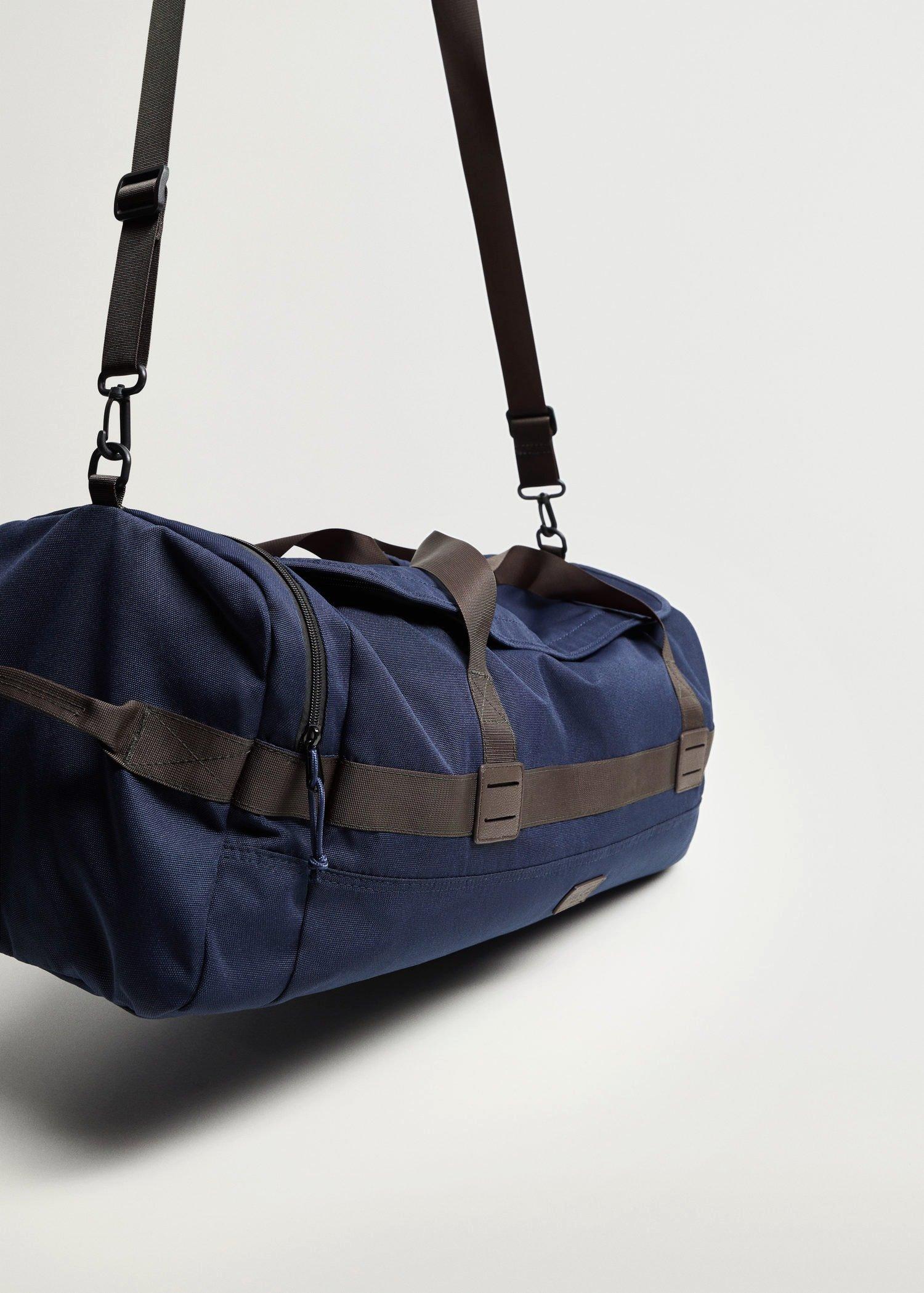 medium blue Nylon bowling bag, Men, , large image number 0