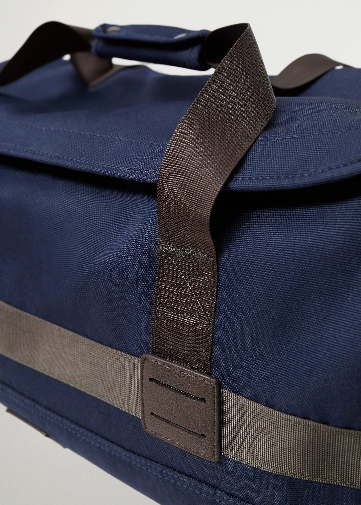 medium blue Nylon bowling bag, Men, , large image number 1