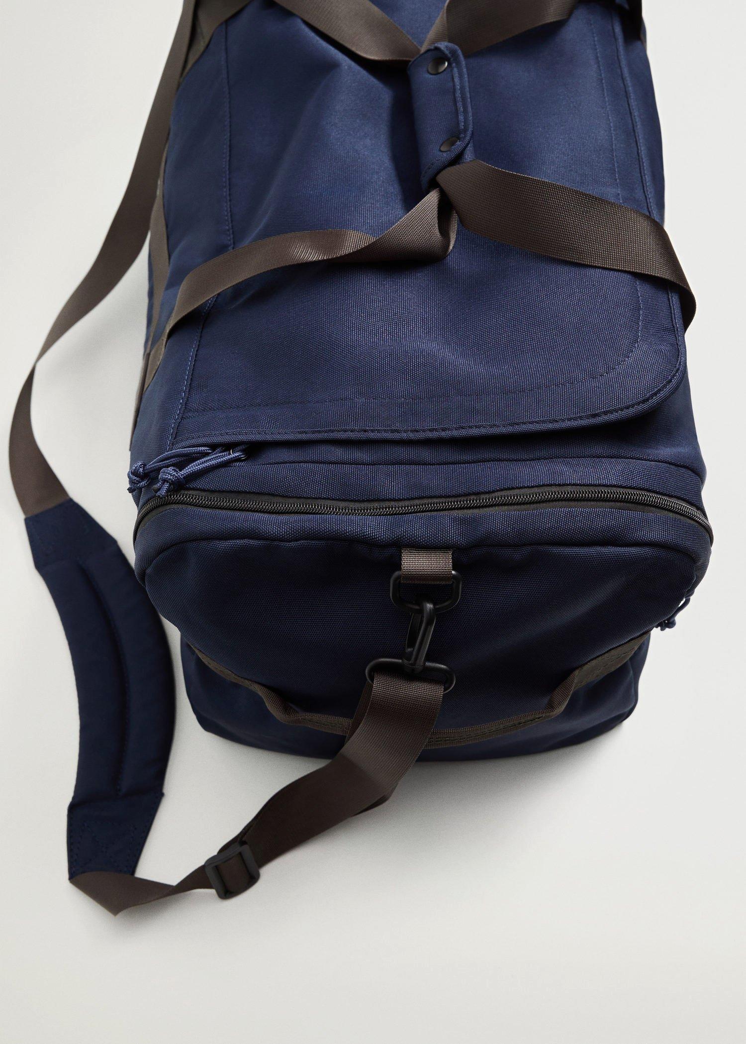 medium blue Nylon bowling bag, Men, , large image number 2