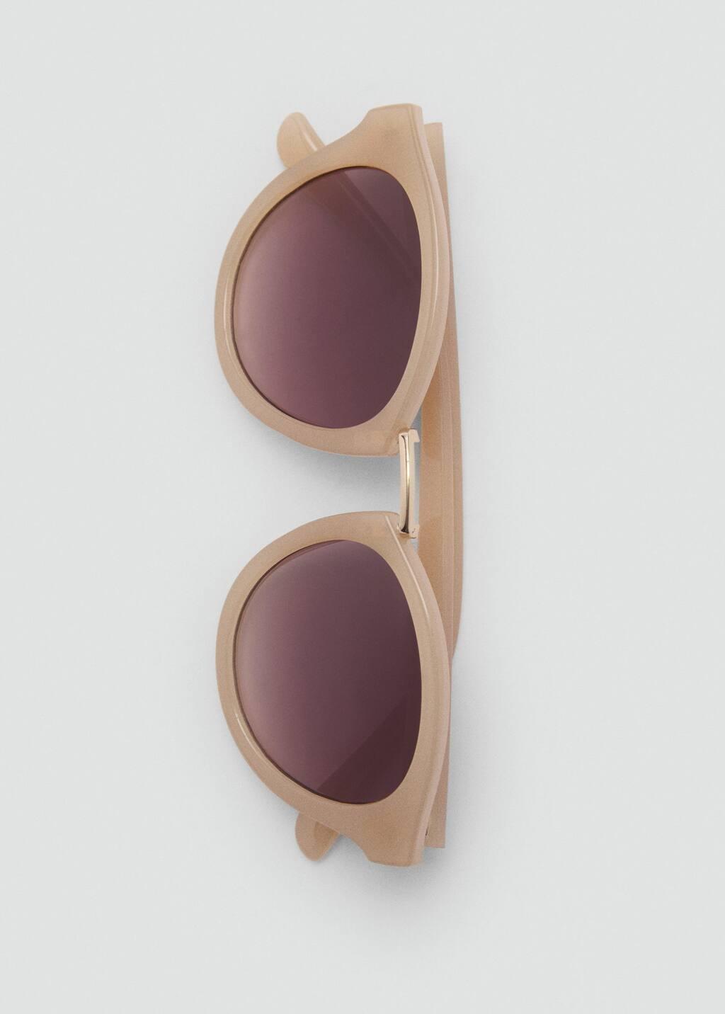 Yellow Metal Bridge Sunglasses, Yellow, large image number 2