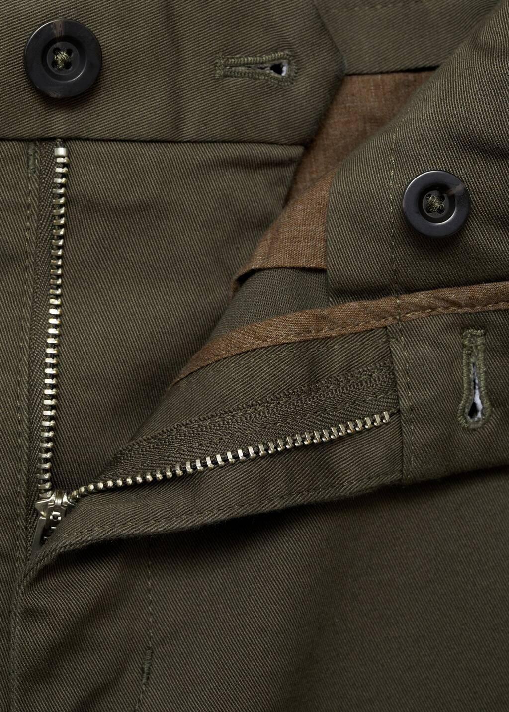 Khaki Slim Fit Serge Chino Trousers, , large image number 5