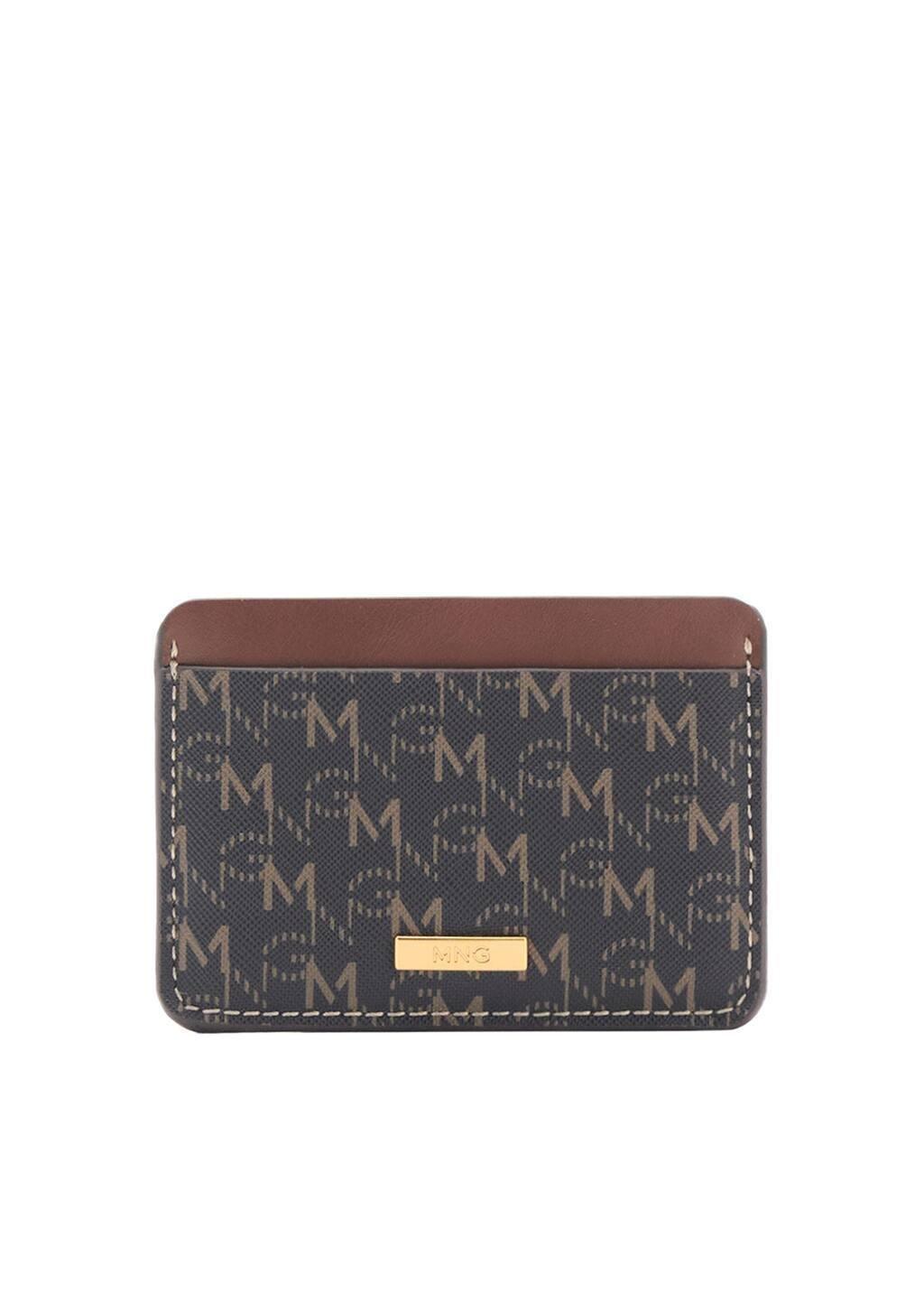 BROWN Card holder with printed logo, Brown, large image number 3