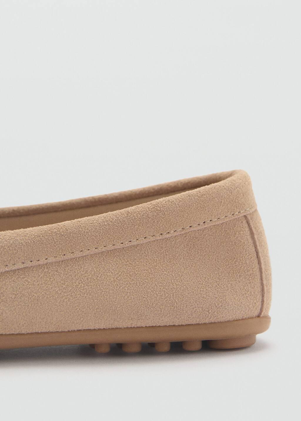 Brown Lt Pastel Suede Penny Loafers, Kids Boy, , large image number 1