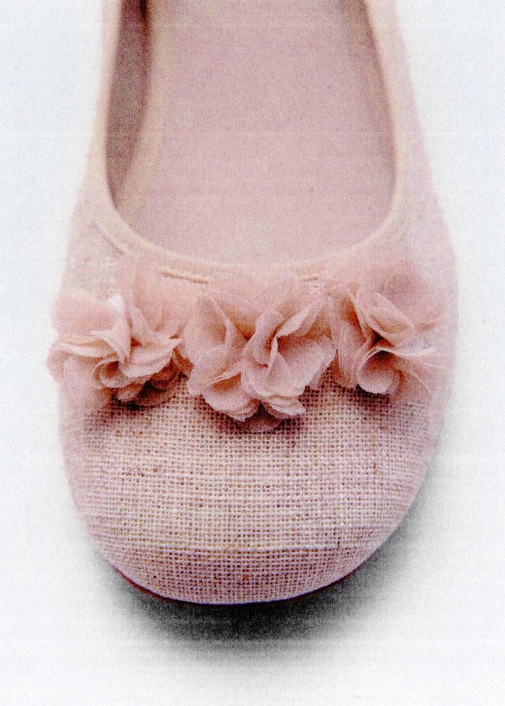 Beige Ballerina Flower Decoration, Kids Girl, , large image number 4