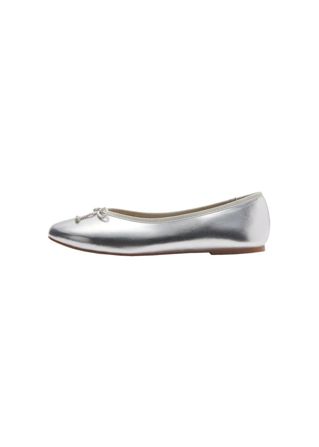 Silver Metallic Ballerina Bow, Kids Girl, , large image number 3