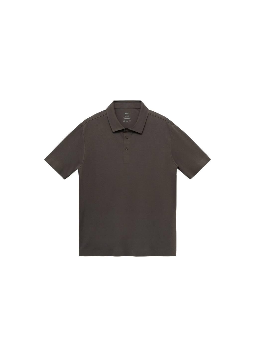 Green Breathable Stretch Comfort Polo Shirt, , large image number 3