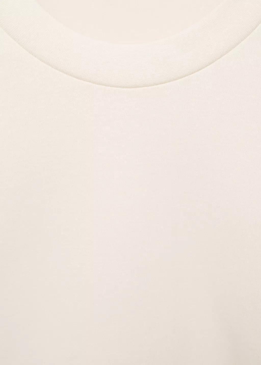 White Regular-Fit Cotton Sweatshirt, , large image number 4
