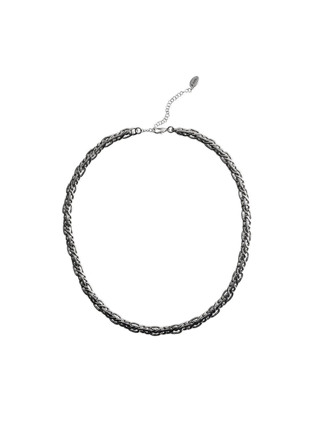 Silver Necklace With Mini Links, Silver, large image number 2