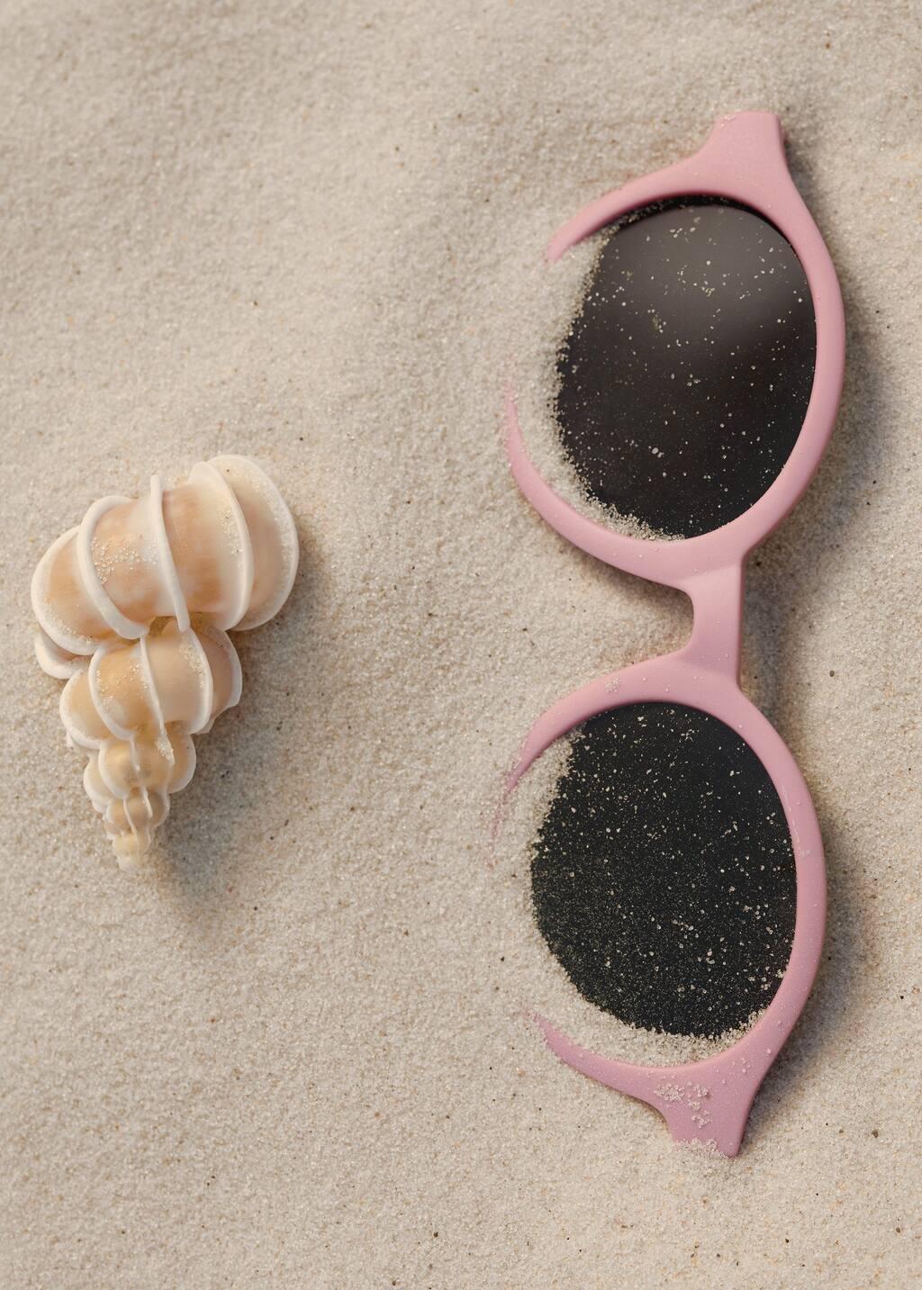Pink Lt Pastel Matte Frame Sunglasses, Baby Girl, Light-Pastel Pink, large image number 4
